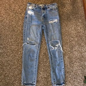 PacSun ripped mom jeans